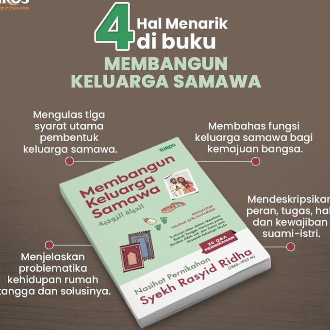 

Promo Paket 2 Buku Membangun Keluarga Samawa Dan Nasihat Pernikahan Tuntunan Membina Rumah Tangga Turos