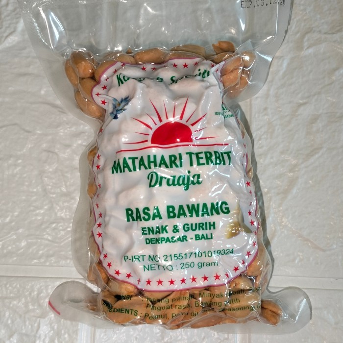 

SPECIAL Kacang Bali Matahari Terbit Rasa Bawang Biji Kecil 250 gram