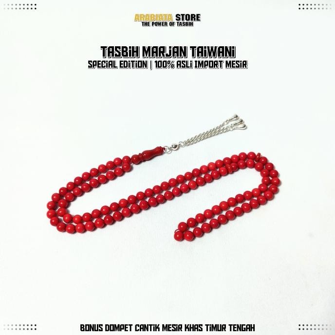 Tasbih Import Mesir Marjan Asli