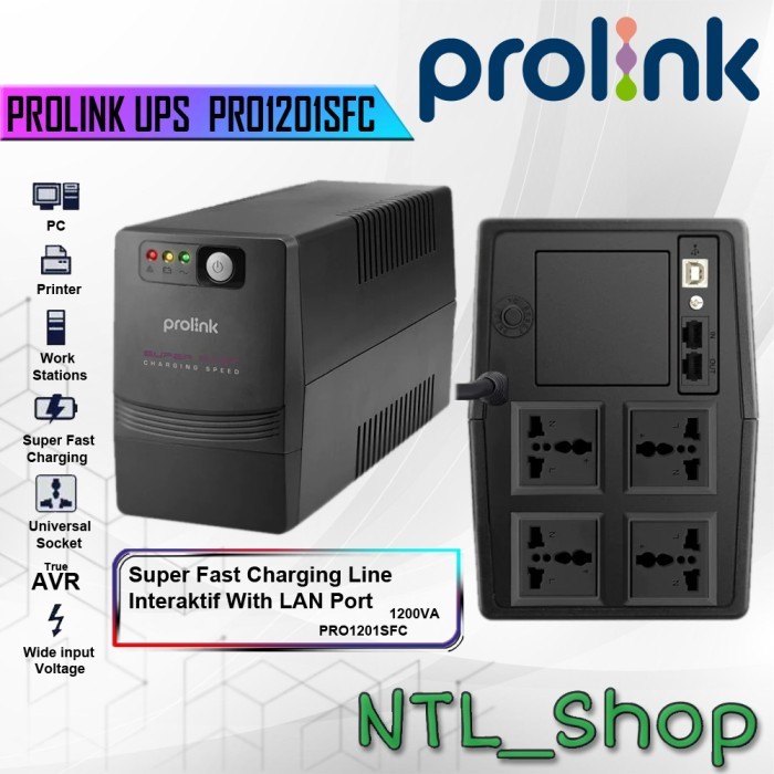 TERMURAH - PROLINK UPS Pro 1201 SFCU UPS PROLINK PRO1201SFCU