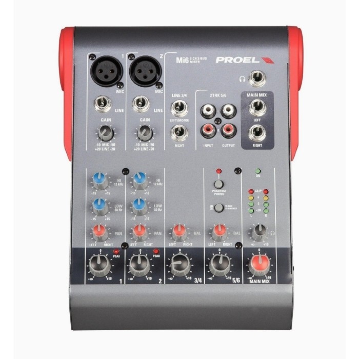 Mixer 6 Channel Proel MI6 Mixer Audio