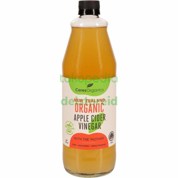 

Ceres Organics New Zealand Organic Apple Cider Vinegar 750 Ml