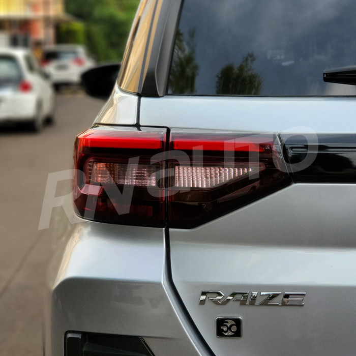 Stiker Smoke Lampu Belakang Tail Light Aksesoris Raize Rocky