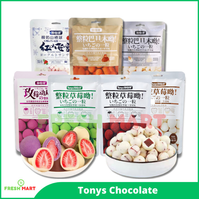 

TERPERCAYA Cemilan Coklat Stroberi/Tonys Strawberry Chocolate