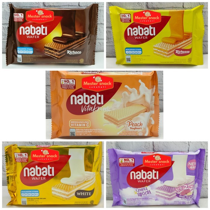 

TERBATAS PROMO Nabati Wafer 50 gram (1 pack isi 10 pcs)