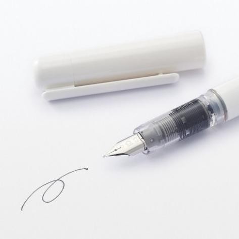 Muji Polycarbonate Fountain Pen / Reill Catridge - Pulpen Kaligrafi