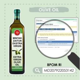 

Minyak Zaitun /Extra Virgin Olive Oil 100% Murni & Alami 500Ml - Tsb