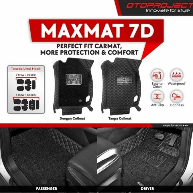 Karpet Mobil ALL NEW FORTUNER Maxmat 7D + Karpet Koil 3Baris + Bagasi
