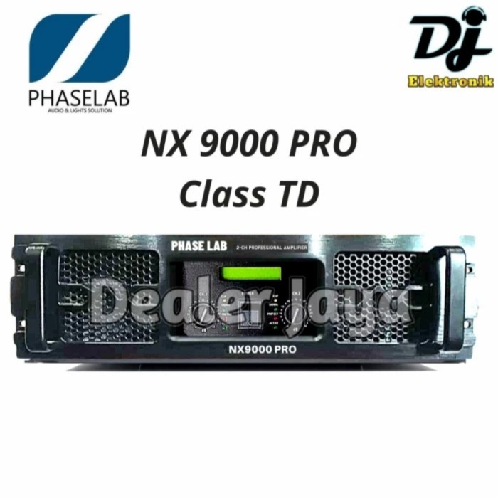 Power Amplifier Phaselab NX 9000 PRO NX9000PRO NX 9000 2 channel