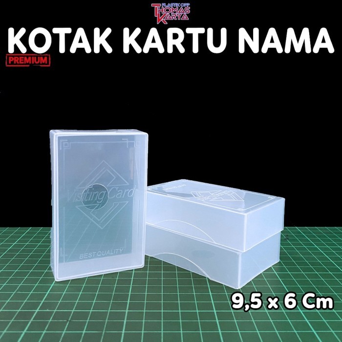 

TERBARU - 100PCS Box Kartu Nama Kotak Plastik ID CARD