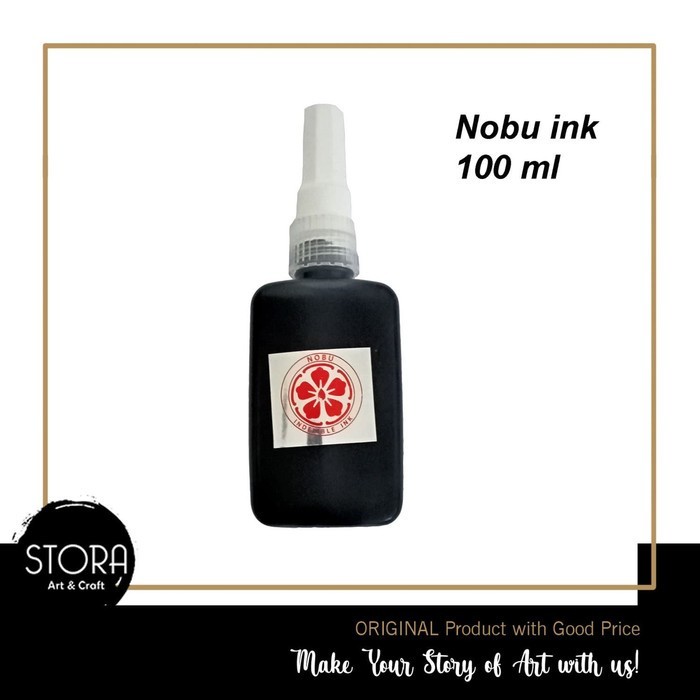 

BEBAS ONGKIR - Tinta Stempel Permanen Nobu Ink / Cap Plastik / Cap Expired Date/75ml