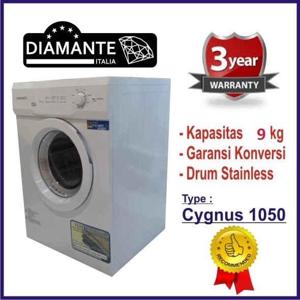 TERMURAH - Dryer Konversi Gas Diamante Kap. 9Kg