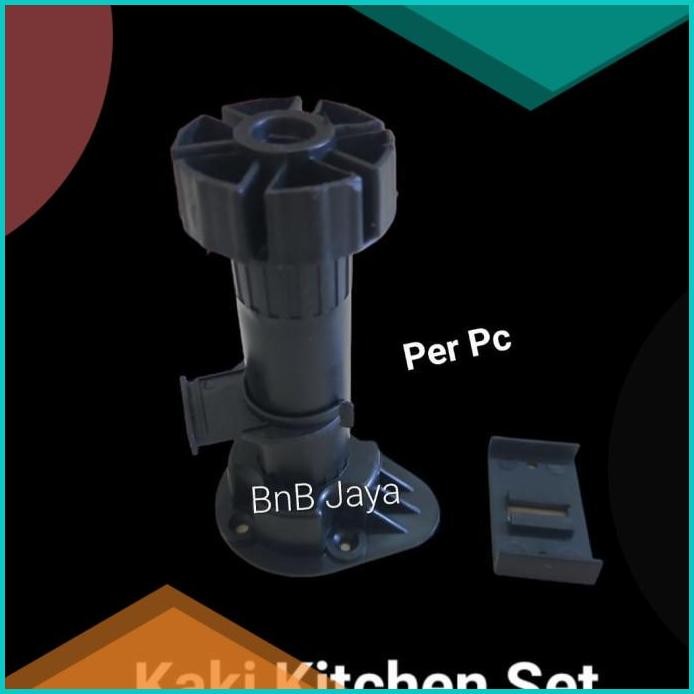 [per PCS] Kaki Meja Lemari Kitchen 10 cm Set Dapur Stabil Adjuster Pla