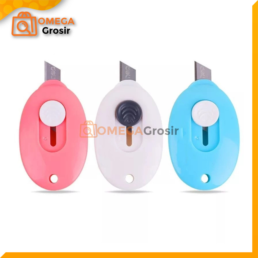 

OG Cutter Mini Unik Pisau Kecil Portable Bentuk Oval Travel Size Import