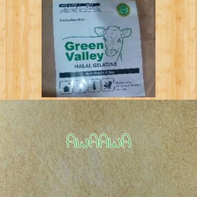 

Terlaris 1kg 1000gr serbuk bubuk murni gelatin gelatine powder sapi halal MUI COD