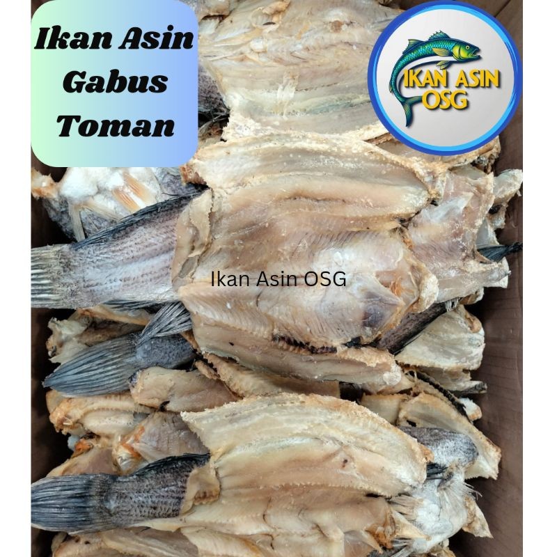 

Ikan Asin Gabus Kolam Size Besar 500gr