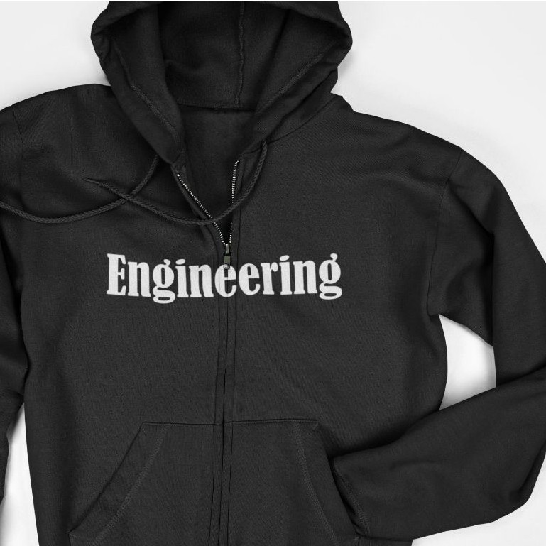 Jaket Hoodie Zipper - Engineering