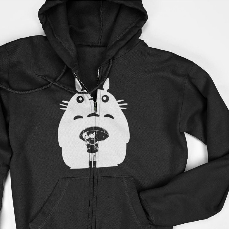 Jaket Hoodie Zipper - Studio Ghibli Totoro Aj04