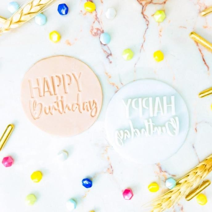 

Terlaris Happy Birthday Cake Stamp Cake Troopers CT HB 06 COD