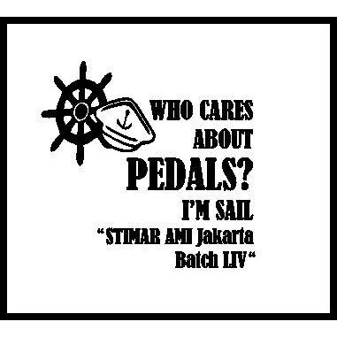 

GRATIS ONGKIR CUSTOM STIKER WHO CARES ABOUT YOUR PEDALS I'M SAIL LOGO !!!!!