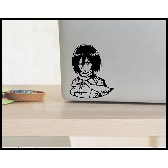 

DISKON STIKER MIKASA ACKERMAN ATTACK ON TITAN MOBIL MOTOR LAPTOP HELM KACA !!