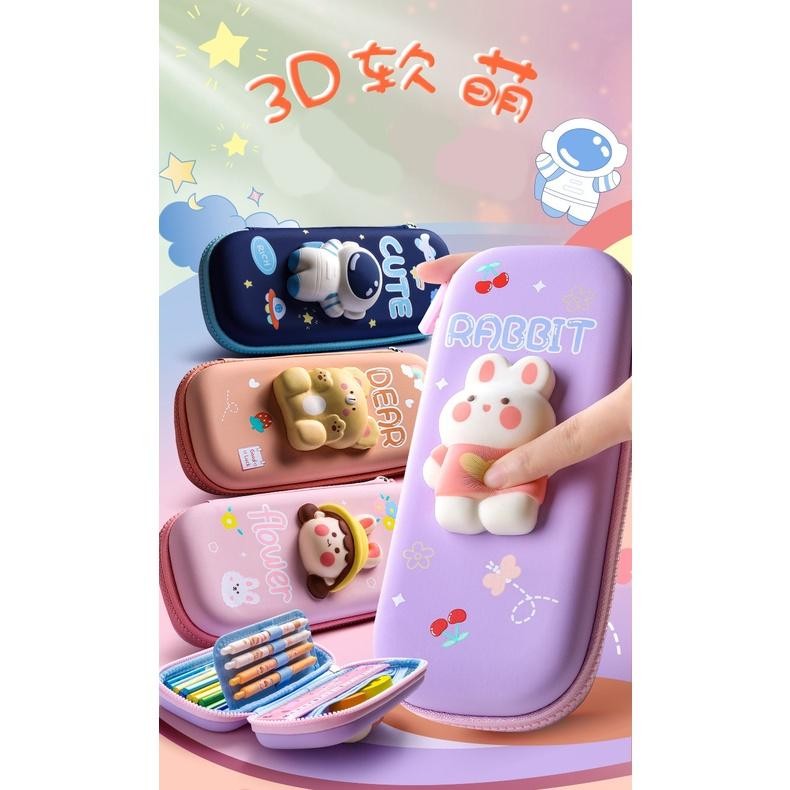 

[Khusus Batam] Kotak Pensil 3D Kartun Squishy Anak, Tempat Atk 3D Lucu Anak Baru [G]