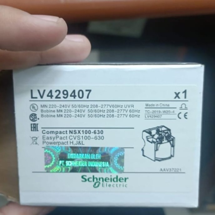 Uvt / Uvt Schneider Mn Lv429407 Nsx/Cvs 220V