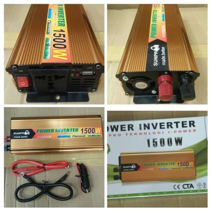 Power Inverter Dc To Ac Sunpro 1500 Watt Inverter 1500 Watt