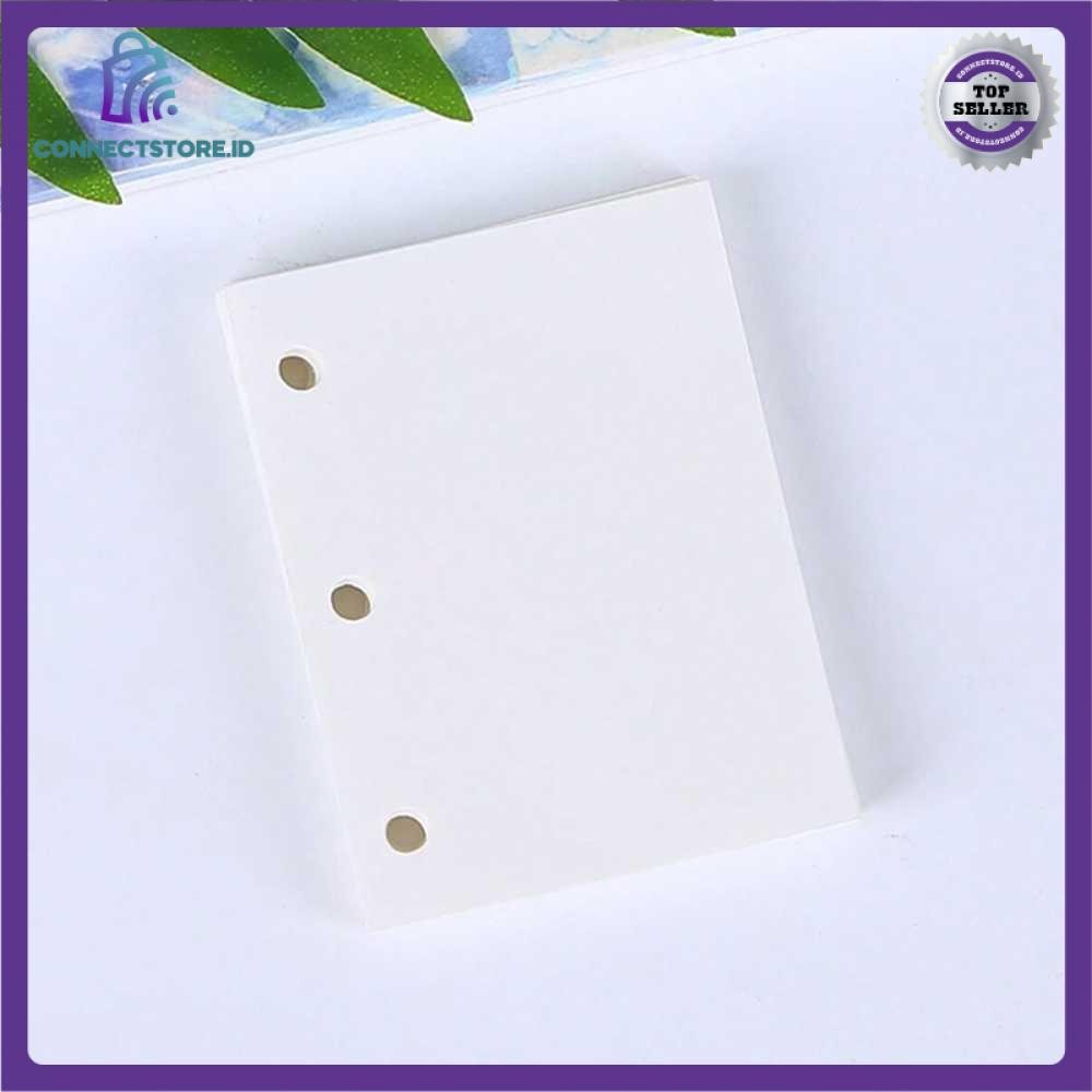 

Kertas Binder Loose Leaf Paper Refill 3 Lubang A8 80 Sheets - White