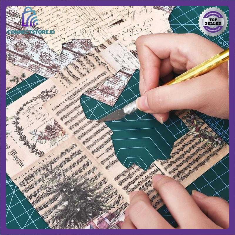 

MEI Alas Potong Work Cutting Mat Pad Anti Slip A4 30x22cm - Hijau