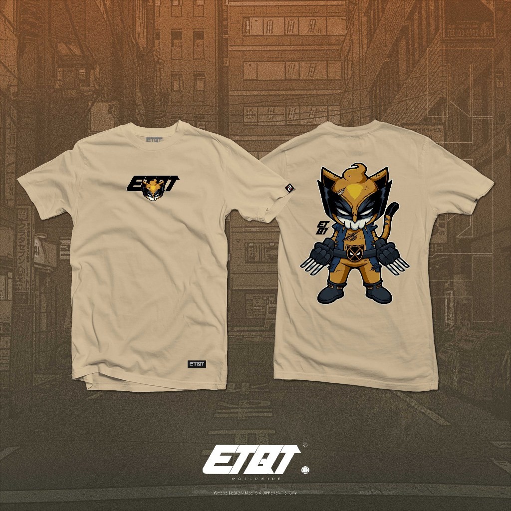 Etiquetta Co. - Unisex - Kemeja ETQT - Nekuro - Marvel - Wolverine |H7JqFG2X|