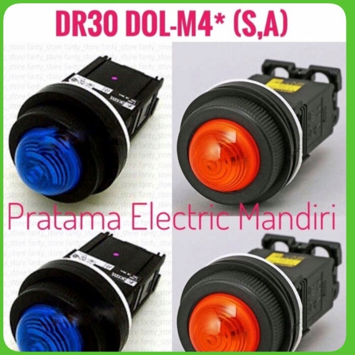 Fuji Electric Pilot Lamp Dia. 30Mm Dr30Dol-M4A Dr30Dol-M4S 220Vac