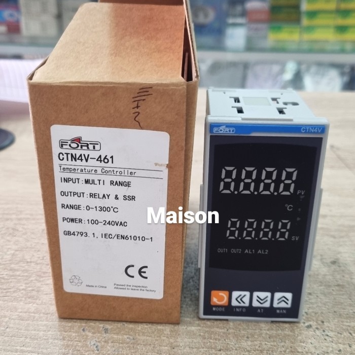 Temperature Controller Fort Ctn4V-461 100-240Vac