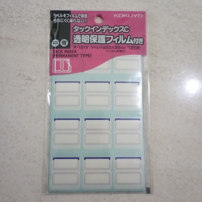 

Tack Index T-121 #Original