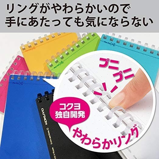 

Kokuyo Memo Soft Ring Line Dotted 80Sheets S-Sv278Bt #Original