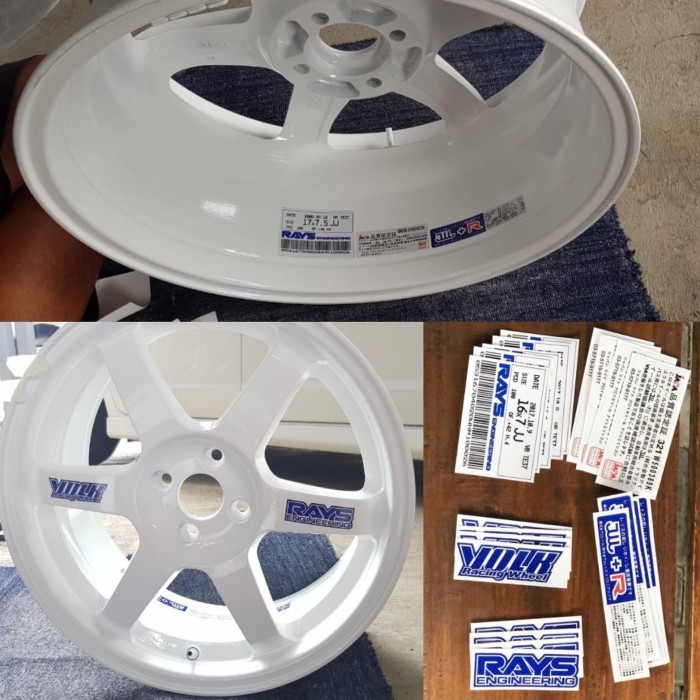 Sticker Spec Velg Rays Te37 Ce28 Bisa Custom