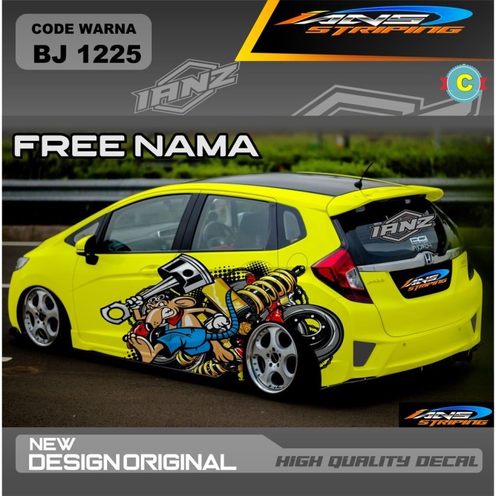 Stiker Variasi Mobil Jazz Decal Stiker Mobil Ayla Agya Mobilio