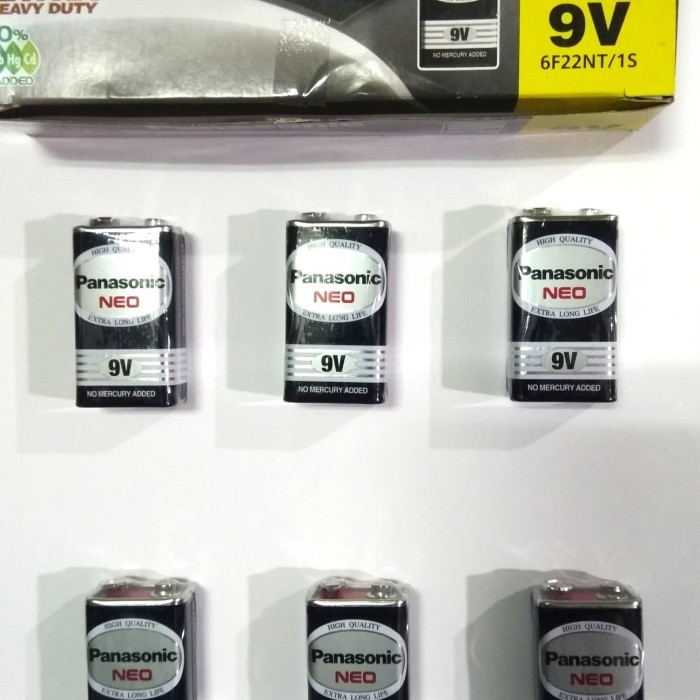 

Battery Panasonic Neo 9 Volt / Batere Baterai 9V #Original