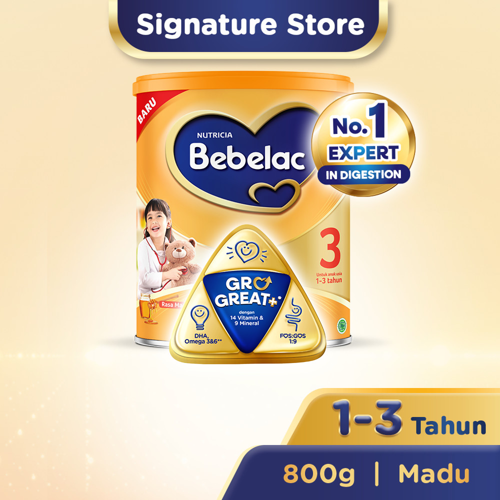 Bebelac 3 Madu Susu Pertumbuhan Bubuk 800 gr