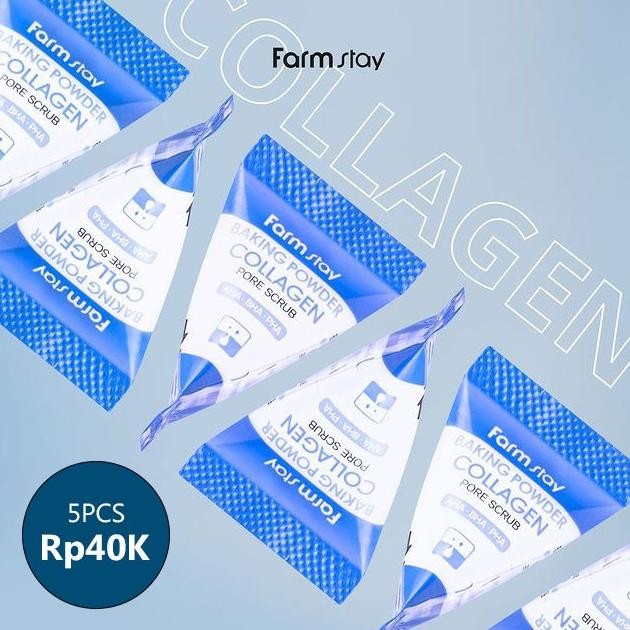 

Promo FARM STAY Baking Powder Collagen Pore Scrub 7gr