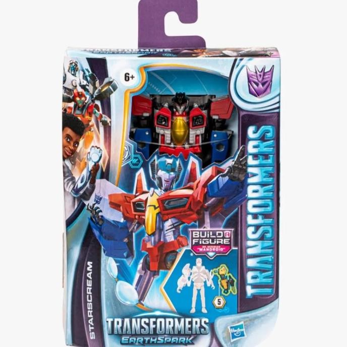 Transformers EarthSpark Deluxe Starscream BAF Dr. Meridian Mandroid