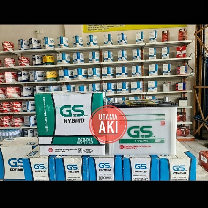 AKI MOBIL GS HY NX110-5L / NX 110-5L / 80D26L Odissey Innova Fortuner