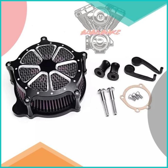 Air filter harley touring dyna softail fatboy filter udara billet 11OK