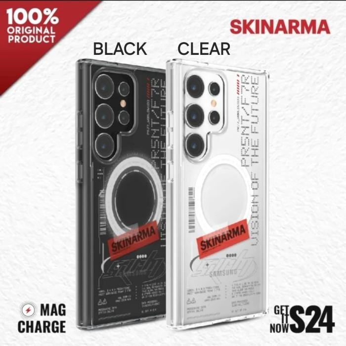 TERBARU - Case Samsung S24 Ultra - Skinarma Orion Magsafe Casing