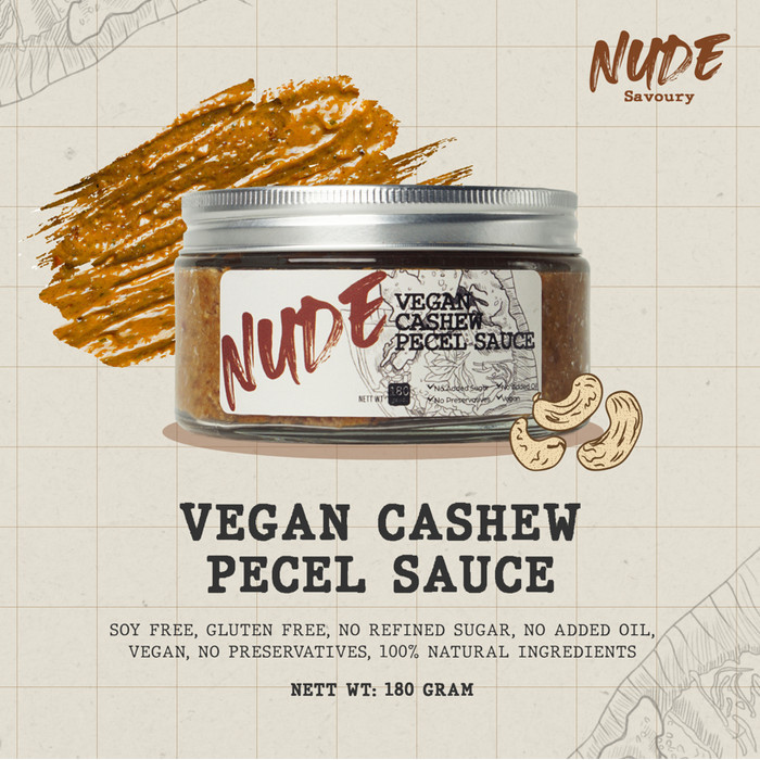 

Ready NUDE Vegan Cashew Pecel Sauce 180g Gluten Free, Soy Free