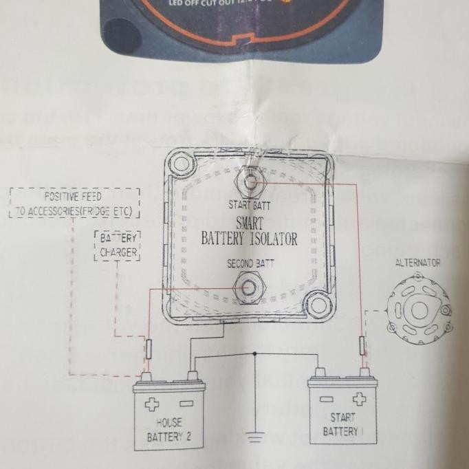 smart battery isolator untuk dual aki dobel accu mobil