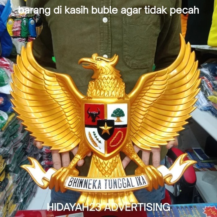 TERBARU - PATUNG GARUDA FIBER UKURAN 40 X 50 CM lambang garuda patung garuda patung garuda Pancasila