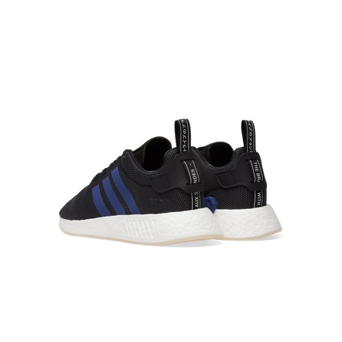 ADIDAS Nmd R2 Core Black Noble Indigo Sepatu Pria - CQ2008 - Size 38