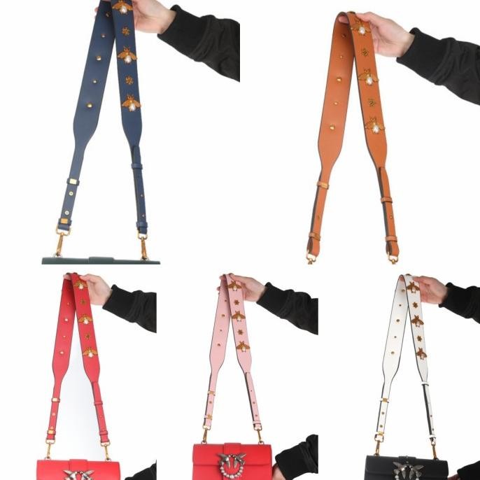 Bag Strap MK Vintage Leather Bag Straps Tali Tas Adjustable 108-120Cm