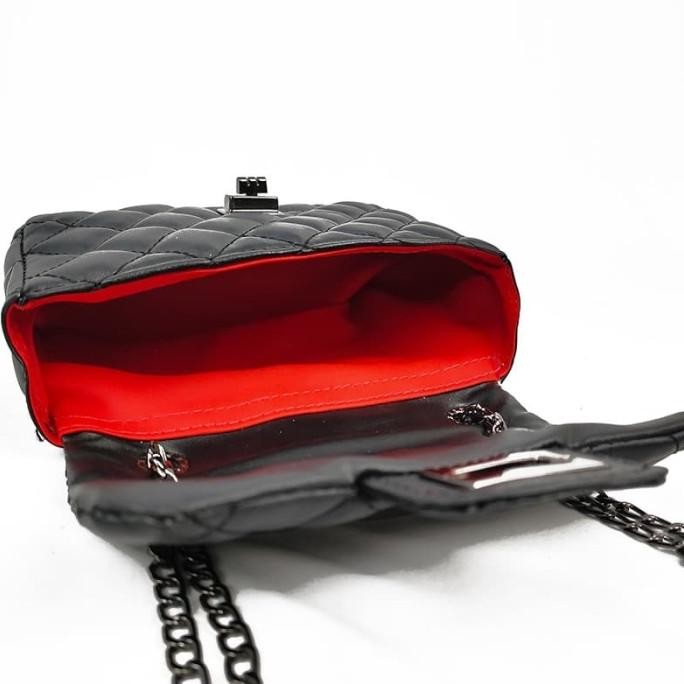 Tas Selempang Audrey Crossbody Black Baby Beauty Gum